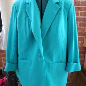 Womans Teal Blazer